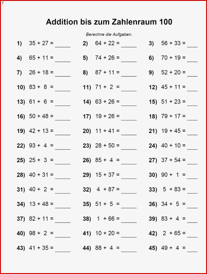 15 übungsblätter Mathematik 1 Klasse Nms
