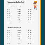 1x1 Divi Ren Arbeitsblatt Division In Der Grundschule