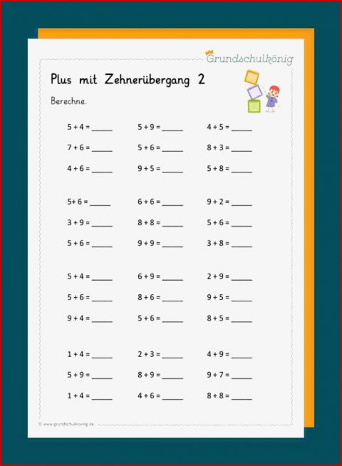 Addition Mit Zehnerüberschreitung In 2020