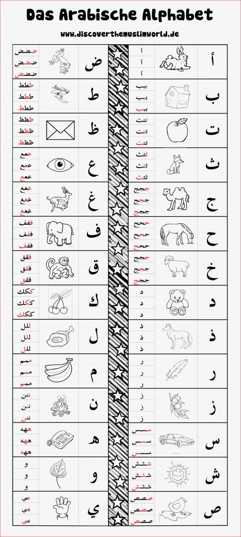 Arabisch Deutsch Lernen Arbeitsblätter Worksheets