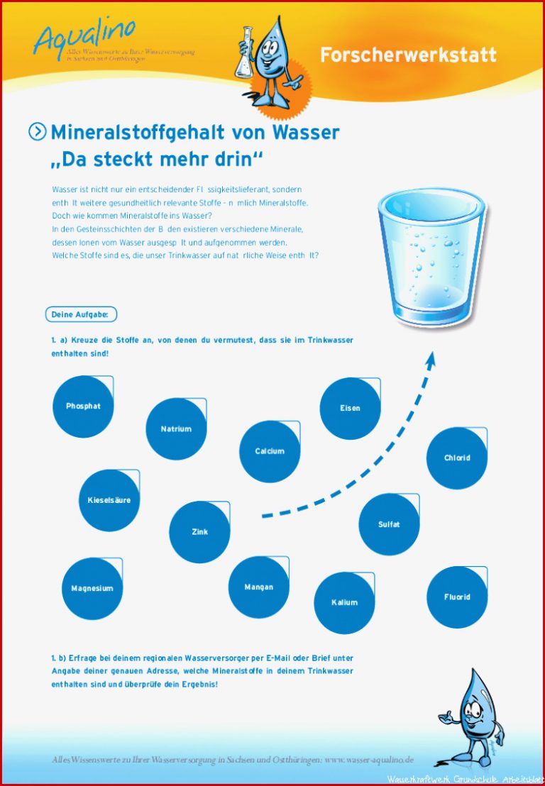 Arbeitsblätter Aqualino