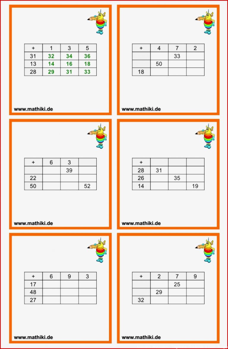 ArbeitsblÃ¤tter Mathe Klasse 2 Diagramme