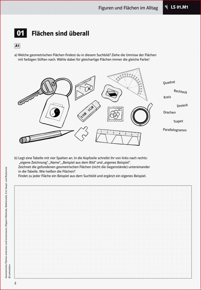 Arbeitsblätter · Sekundarstufe I · Lehrerbüro