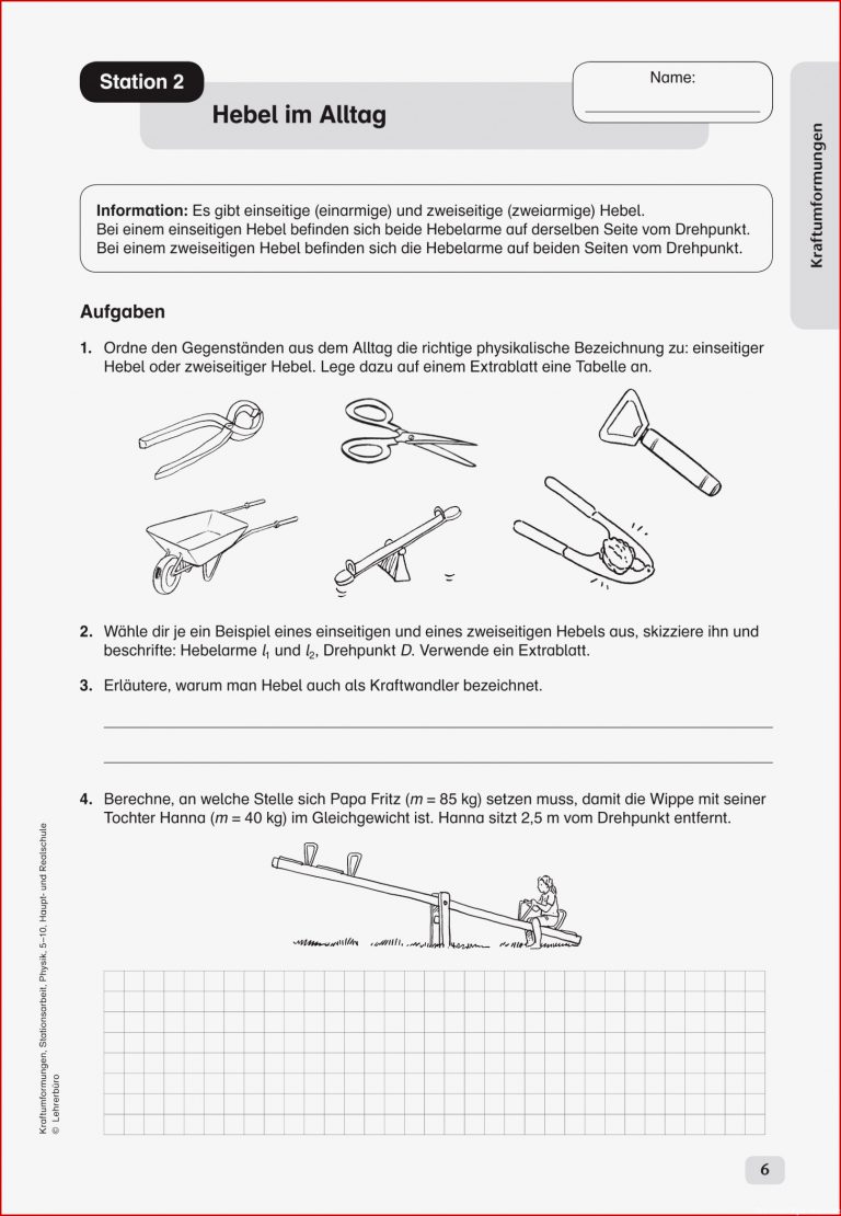 Arbeitsblätter · Sekundarstufe I · Lehrerbüro