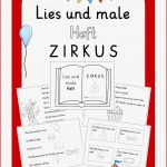 Arbeitsblätter Zirkus Kopiervorlagen Worksheets