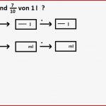 Arbeitsblatt Bruchteile Von Größen Liter Mathematik