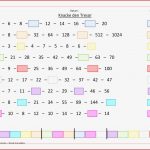 Arbeitsblatt Mathe Reihen Stufe Mittel