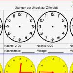 Arbeitsblatt Uhrzeit Familothek