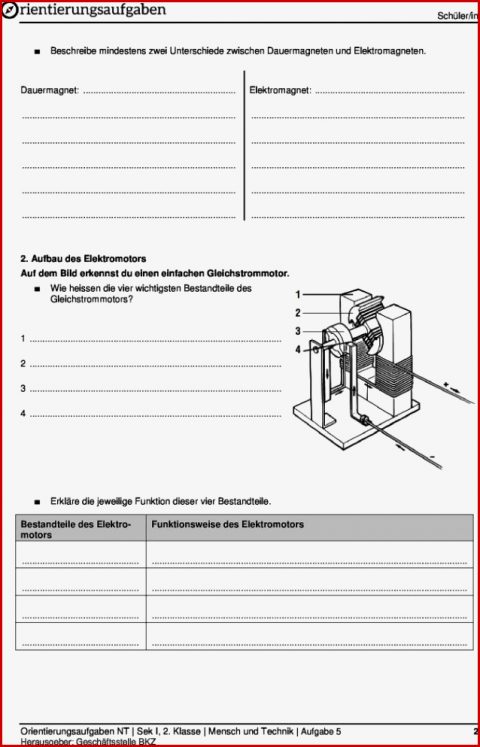 Arbeitsblatter Technik Klasse 8 Kostenlose Übungen