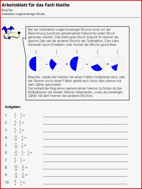 Brüche 5 Klasse Arbeitsblätter Zum Ausdrucken