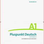 Cornelsen Pluspunkt Deutsch A1 Arbeitsblätter Worksheets