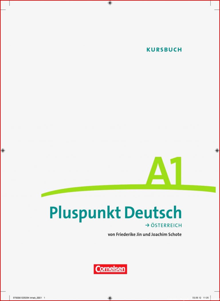 Cornelsen Pluspunkt Deutsch A1 Arbeitsblätter Worksheets