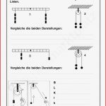 Das Hebelgesetz Am Beispiel Von Rollen Flaschenzügen Und