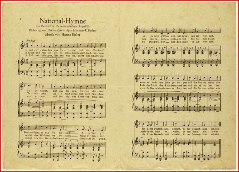 Ddr nationalhymne