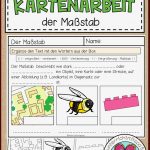 Der Maßstab Arbeitsblatt Einführung In Kartographie