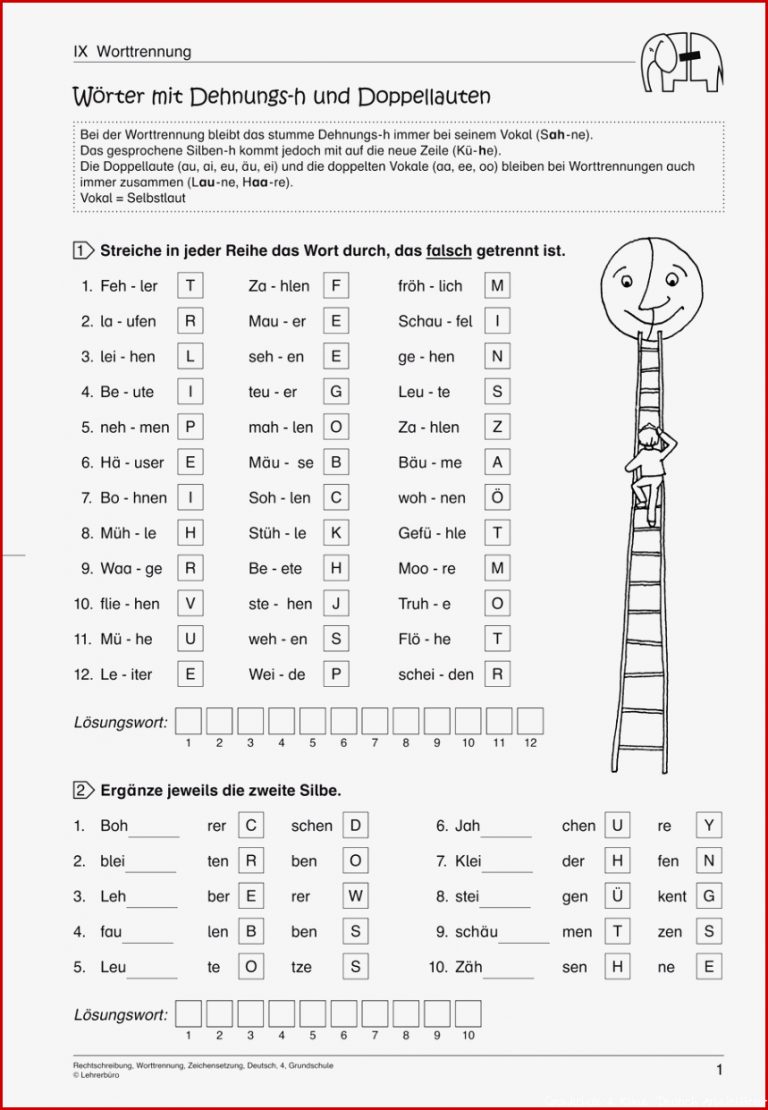 Deutsch · Arbeitsblätter · Grundschule · Lehrerbüro