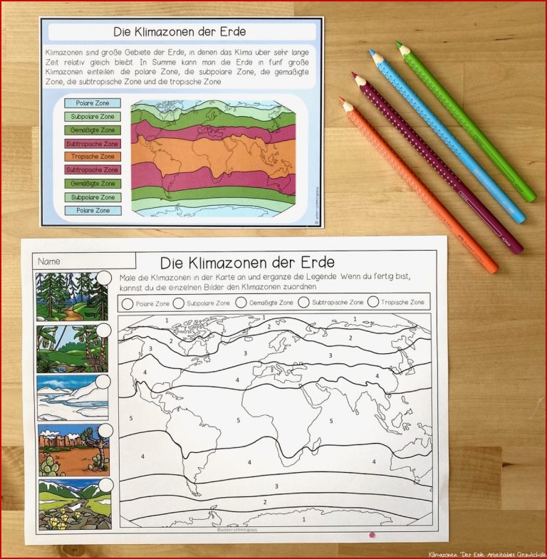 Die Klimazonen der Erde Lernwerkstatt Materialpaket