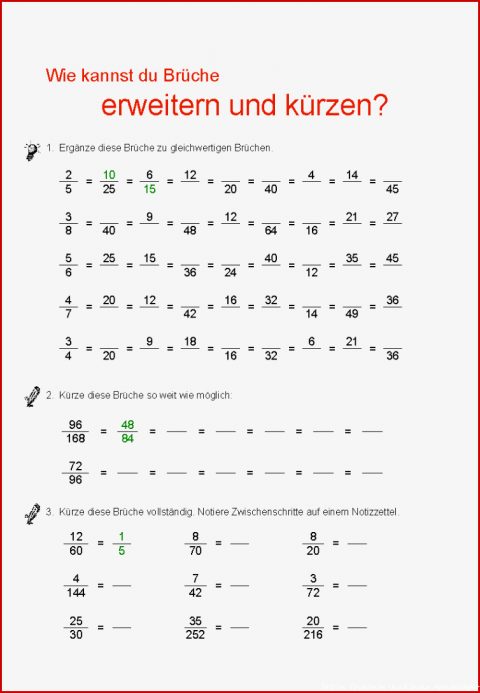 Brüche Kürzen Und Erweitern Arbeitsblatt
 8 Allerbeste Brüche Erweitern Und Kürzen Arbeitsblätter Nur Für Sie