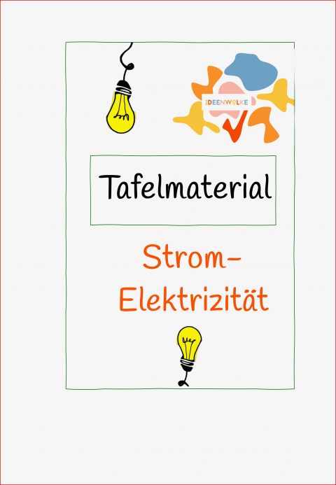 Elektrischer Strom Sachkunde 4 Klasse Strom Arbeitsblätter