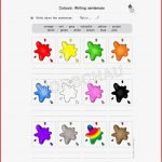 Englischmaterialien Colours and Numbers