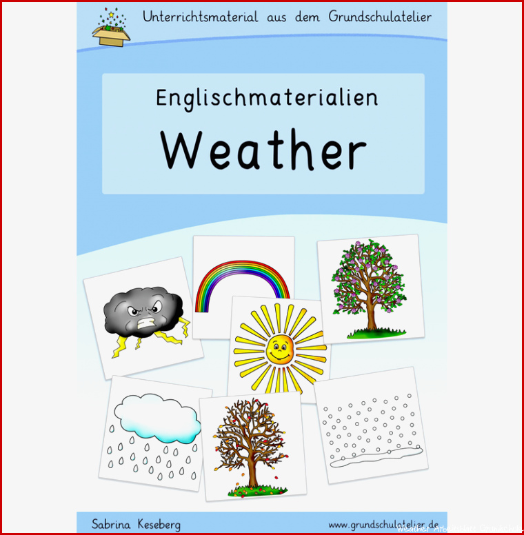 Englischmaterialien weather and seasons