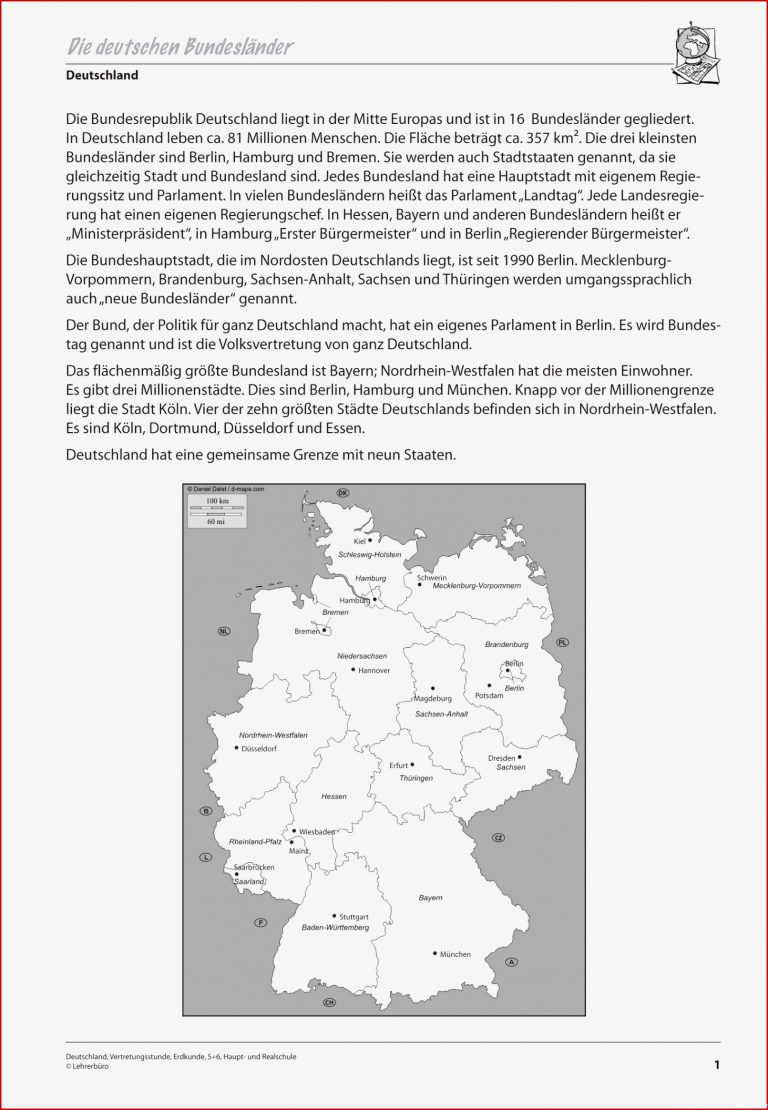 Erdkunde Geografie · Arbeitsblätter · Sekundarstufe I