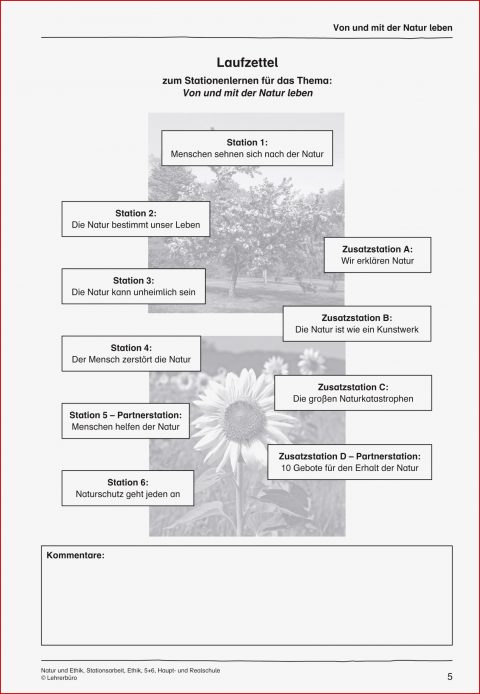 Ethik · Arbeitsblätter · Sekundarstufe I · Lehrerbüro