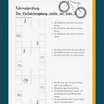 Fahrradprüfung Verkehrszeichen Grundschule Zum Ausdrucken