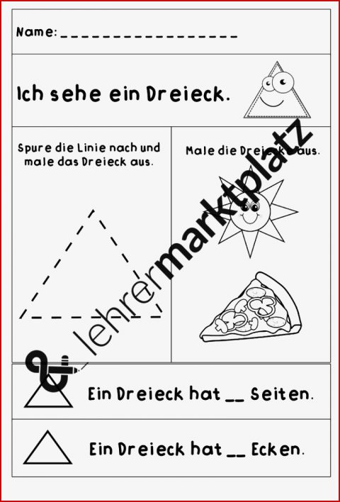 Formen Arbeitsblätter Und Poster