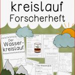 Forscherheft Wasserkreislauf Mit Experimenten Aufgaben