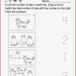 Free Printable Counting Cats Worksheet for Kindergarten