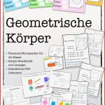 Geometrische Körper Interaktive Pdf Übersicht