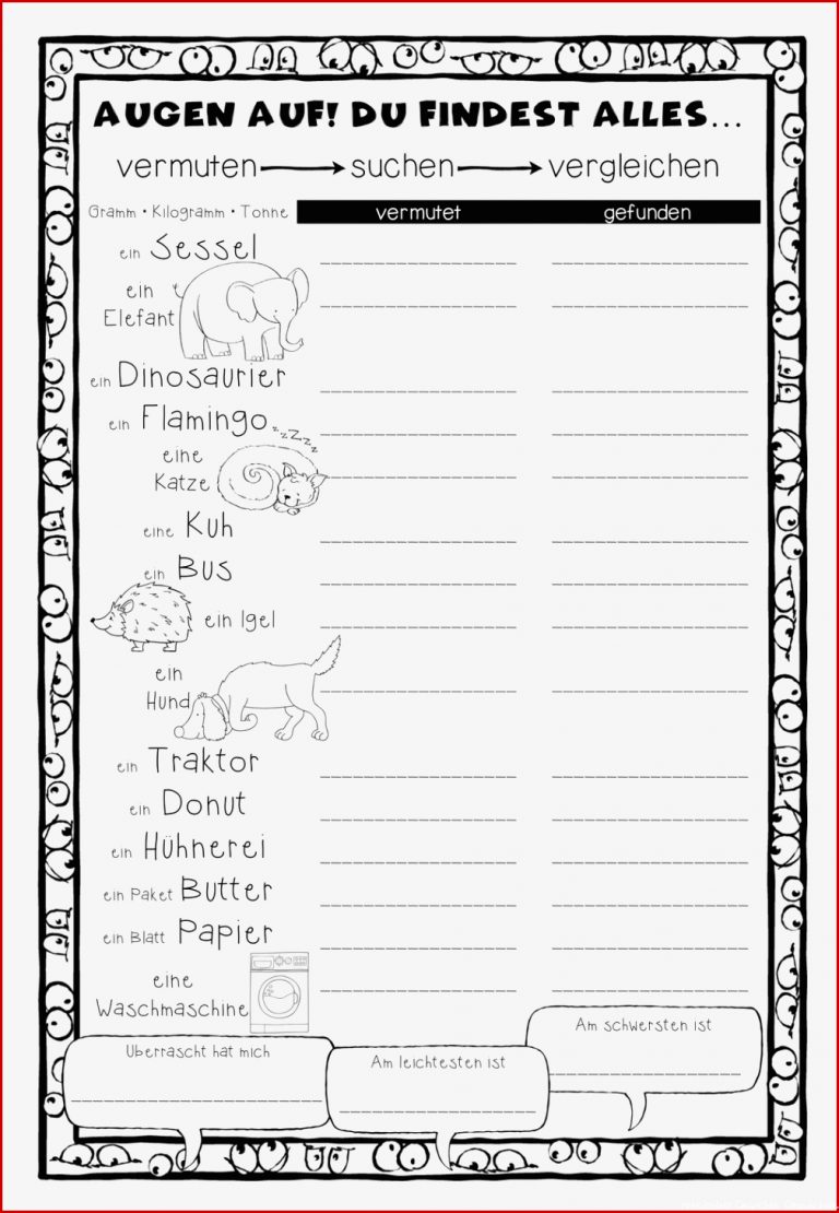 Gewichte Grundschule Arbeitsblätter Worksheets