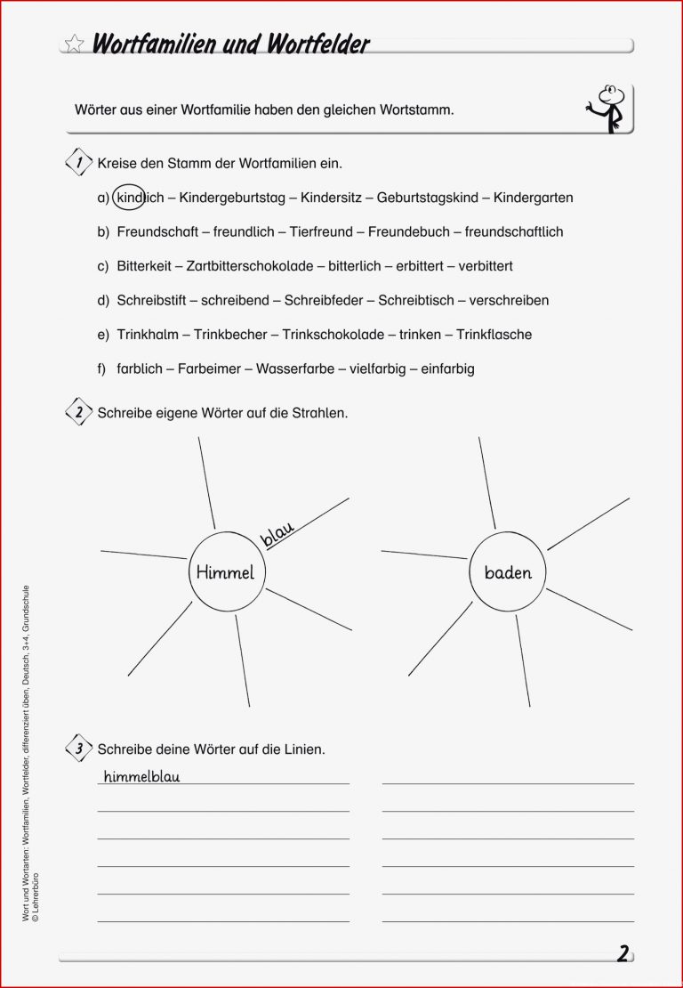 Grammatik · Arbeitsblätter · Grundschule · Lehrerbüro