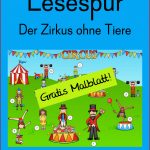 Gratis Malblatt Lesespur Der Zirkus Ohne Tiere