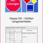 Größen Klasse 5 6 Längen Längeneinheiten Incl