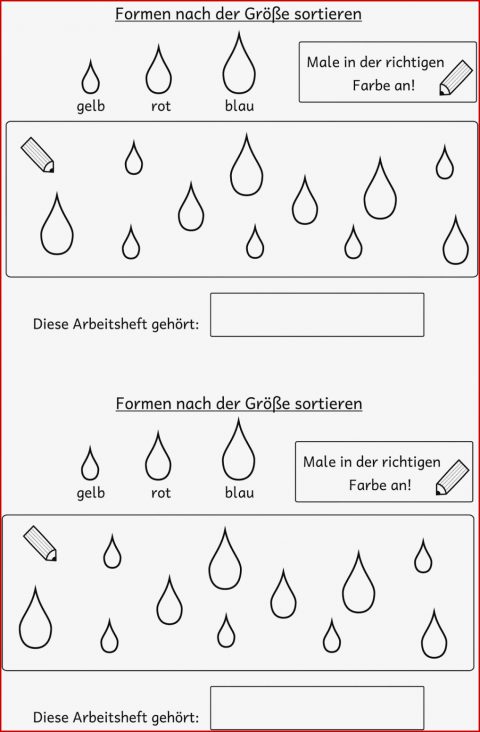 Größenvergleich Von formen