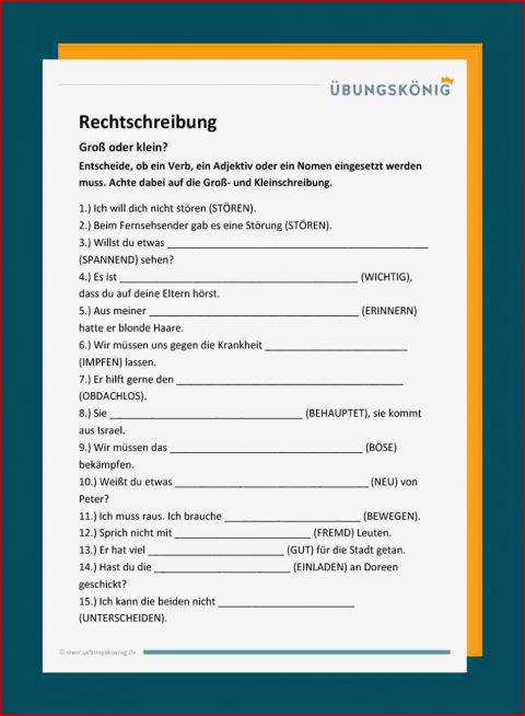 Groß Und Kleinschreibung