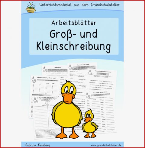 Groß Und Kleinschreibung Arbeitsblätter