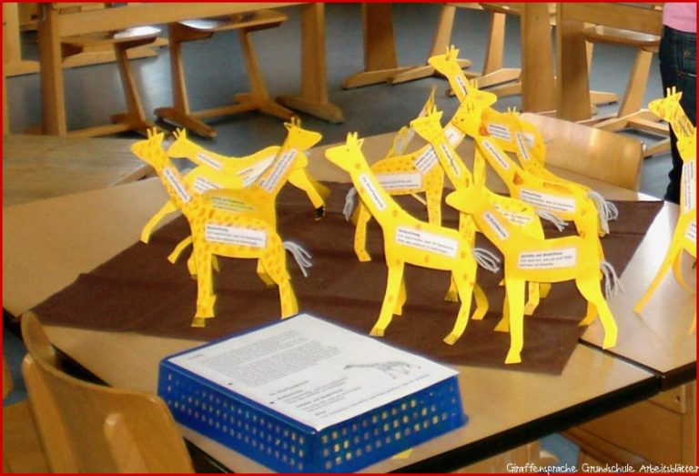 Grundschule Schillingen Giraffensprache