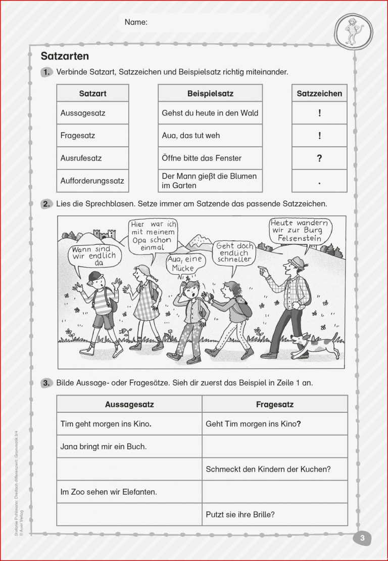 Grundschule Unterrichtsmaterial Deutsch Grammatik