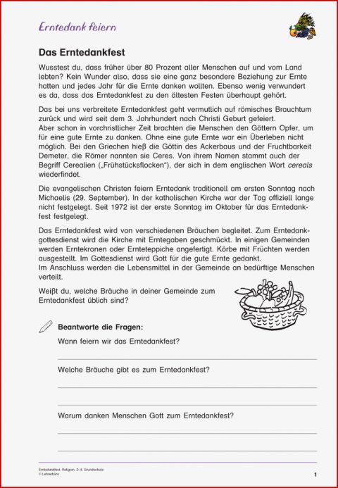 Grundschule Unterrichtsmaterial Religion Christliche Feste