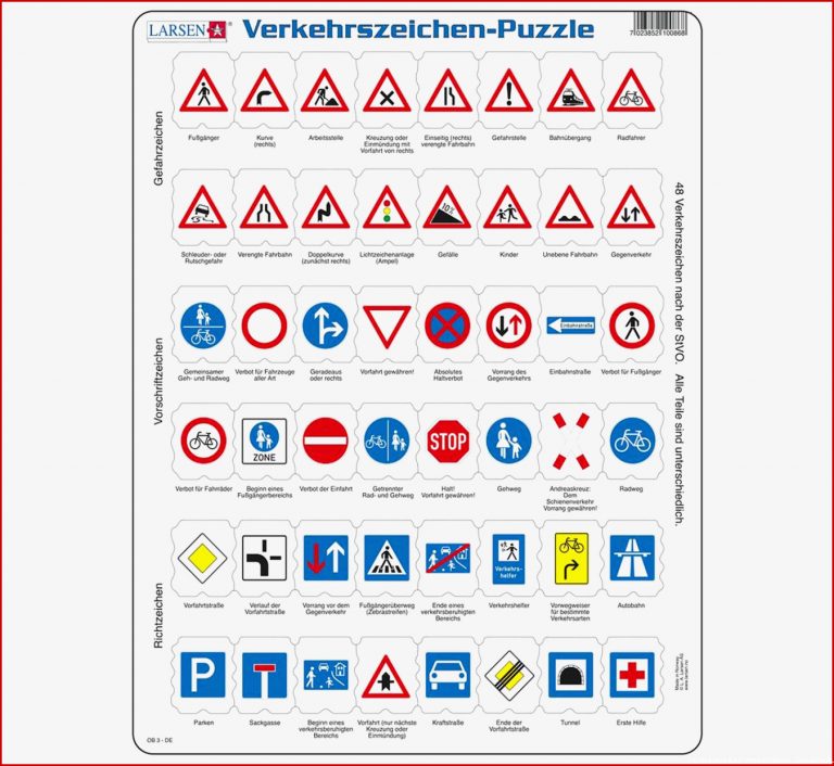 Grundschule Verkehrsschilder Zum Ausdrucken