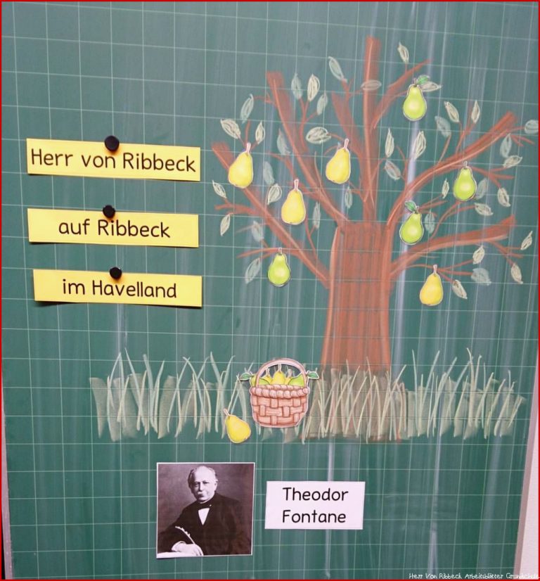 Herr Von Ribbeck Grundschule Text Sharon Jalker Schule