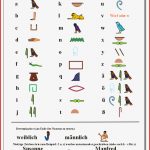 Hieroglyphen Und Deren Anwendung