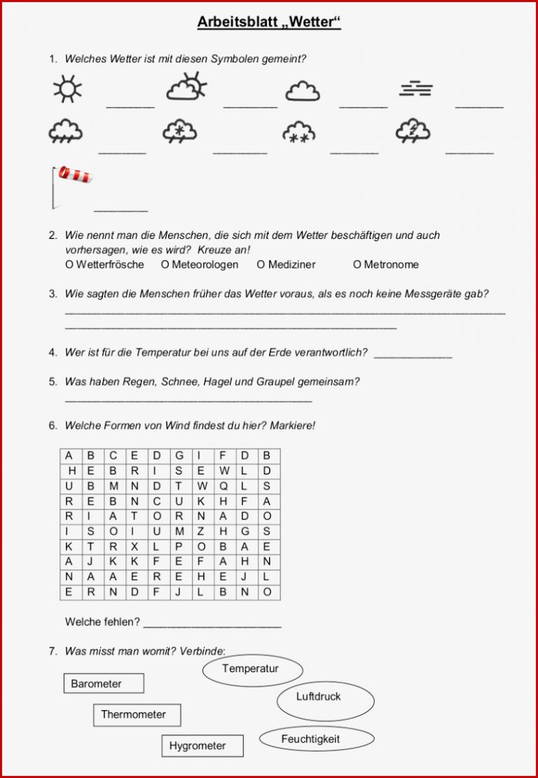 Hsu 2 Klasse Thermometer Arbeitsblätter Kostenlos Worksheets