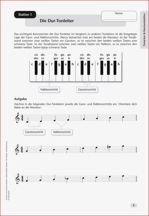 Instrumente Noten · Arbeitsblätter · Sekundarstufe I