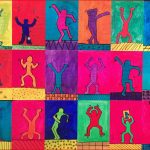 Keith Haring Kunst Grundschule Siegerpose Abschluss