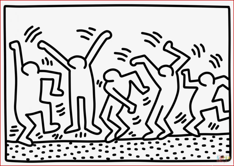 Keith Haring Mannetjes Kleurplaat 28 Afbeeldingen