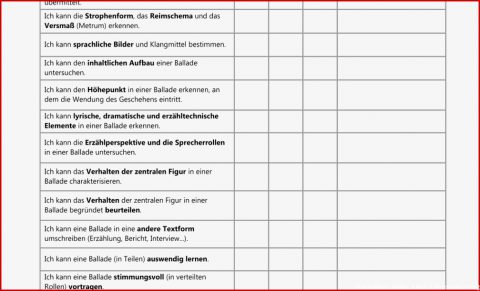 Klassenarbeit Balladen Klasse 7 Arbeitsblätter Worksheets - Kostenlose ...